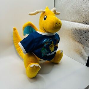 Official Pokémon Dragonite Plush Stuffed Animal 12” T-Shirt w/ Pikachu & Friends